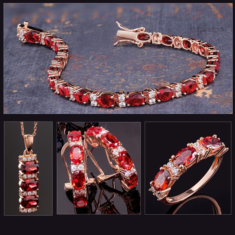 Stress-Free Glamour Collection (Ruby Red)